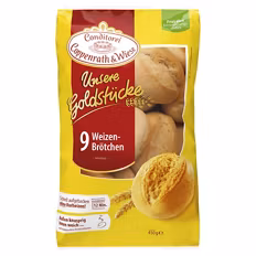 & WIESE Aufbackbrötchen Unsere Goldstücke , Weizenbrötchen 0,45 kg