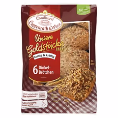 & WIESE Aufbackbrötchen Unsere Goldstücke , Dinkelbrötchen 0,42 kg