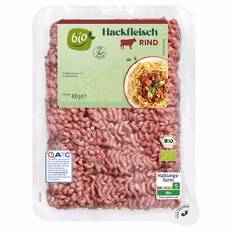 Bio-Hackfleisch vom Rind 0,4 kg