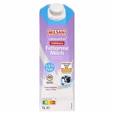 H-Milch 1,5 % , Lactosefrei - fettarm