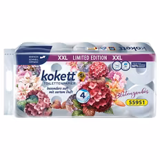 Verfügbar ab 04.09.2026 Aktion KOKETT Toilettenpapier 4-lagig 3.000 Blatt