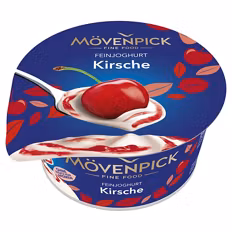 Verfügbar ab 04.09.2026 Kühlung Aktion MÖVENPICK Joghurt , Kirsche 0,15 kg