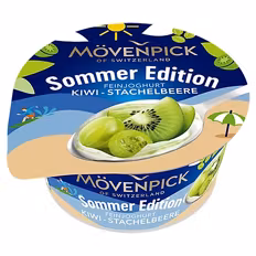 Verfügbar ab 04.09.2026 Aktion Kühlung MÖVENPICK Joghurt , Kiwi-Stachelbeere 0,15 kg