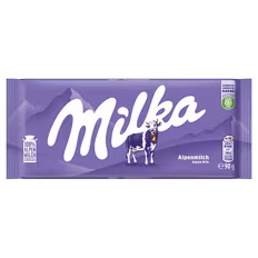 Tafelschokolade , Alpenmilch 0,09 kg