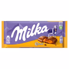 Tafelschokolade , Karamell 0,1 kg