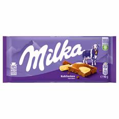 Tafelschokolade , Kuhflecken 0,09 kg