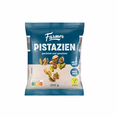 Pistazien , geröstet und gesalzen 0,25 kg