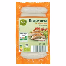 Bio-Bratwurstsortiment, Hähnchen 0,22 kg