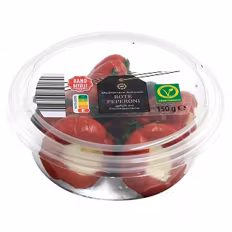Mediterrane Antipasti , Rote Peperoni 0,15 kg