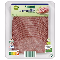 Bio-Salami , Luftgetrocknet 0,13 kg