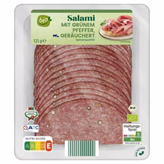 Bio-Salami , Pfeffer 0,13 kg