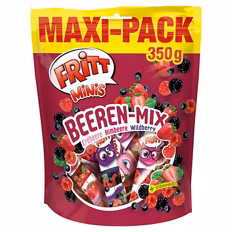 Verfügbar ab 04.09.2026 Aktion FRITT Minis im Maxipack , Beeren-Mix 0,35 kg