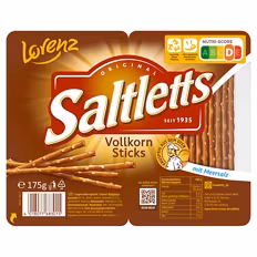 Saltletts Sticks , Vollkorn 0,18 kg