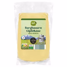 Bio-Bergbauernkäse-Variationen , Gipfelkäse 0,25 kg