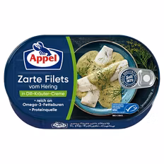 Heringsfilet , Dill-Kräuter Creme 0,2 kg