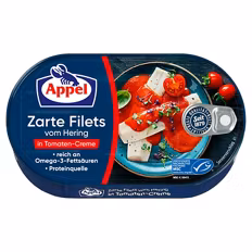 Heringsfilet , Tomaten Creme 0,2 kg