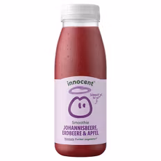 Smoothie , Johannisbeere, Erdbeere und Apfel 0,25 l 1,49€