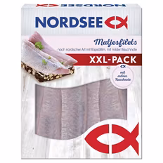 Verfügbar ab 04.09.2026 Kühlung Aktion NORDSEE Matjesfilet 0,28 kg