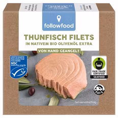 Thunfischfilet in Bio-Olivenöl 0,16 kg