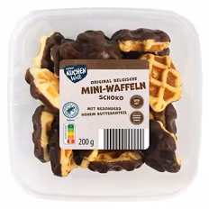 Mini-Waffeln , Schoko 0,2 kg