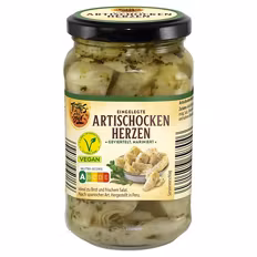 Verfügbar ab 04.09.2026 Vegan Aktion TESOROS DEL SUR Artischockenherzen , Mariniert 0,2 KG/ATG