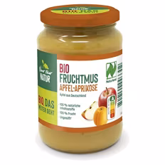Bio-Fruchtmus , Apfel-Aprikose 0,36 kg
