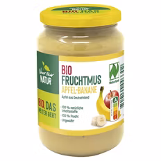 Bio-Fruchtmus , Apfel-Banane 0,36 kg