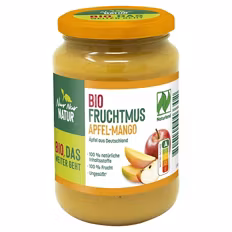 Bio-Fruchtmus , Apfel-Mango 0,36 kg