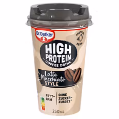 High Protein Kaffeedrink , Latte Macchiato 0,25 l