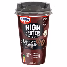 High Protein Kaffeedrink , Espresso Macchiato 0,25 l