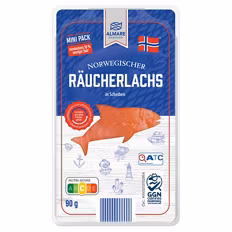 Lachs-Vielfalt , Räucherlachs 0,09 kg