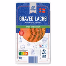 Lachs-Vielfalt , Graved Lachs 0,09 kg