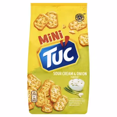 Verfügbar ab 04.09.2026 Aktion TUC Mini , Sauerrahm-Zwiebel 0,12 kg