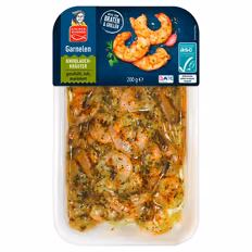 Garnelen-Sortiment , Knoblauch-Kräuter 0,2 kg