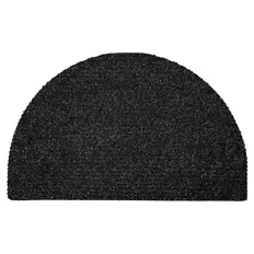 Gerippte Türmatte, Schwarz Halbrund