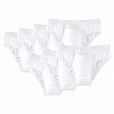 Herren Taillenslips, Weiß, M