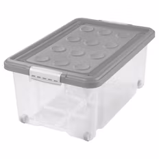 Aufbewahrungsboxen, Grau, Stapelbox Groß