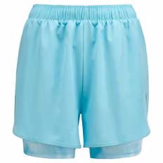 Lauf-Shorts, Damen, Blau All-Over-Print, S 36/38