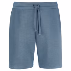 Herren Strukturierte Shorts, Blau, M