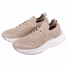 Damen und Herren Komfort-Sneaker, Beige, 37