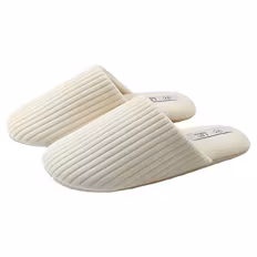 Hausschuhe, Creme, 37