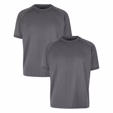 Verfügbar ab 03.09.2026 TOPCRAFT Herren Arbeits-Shirt 2er-Pack, Grau, L