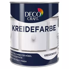 Kreidefarbe oder Möbelwachs, Kreidefarbe, Weiß