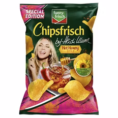 Verfügbar ab 04.09.2026 Aktion FUNNY FRISCH Chipsfrisch , Hot Honey