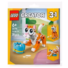 Bauset, Creator 3 in1, Orange Katze