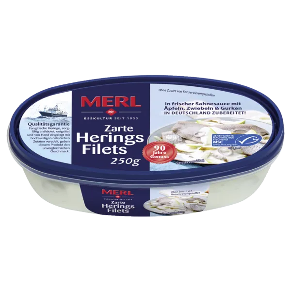 Zarte Heringsfilets