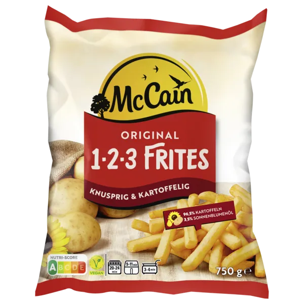 1-2-3 Frites Original, Deluxe oder Airfryer Frites