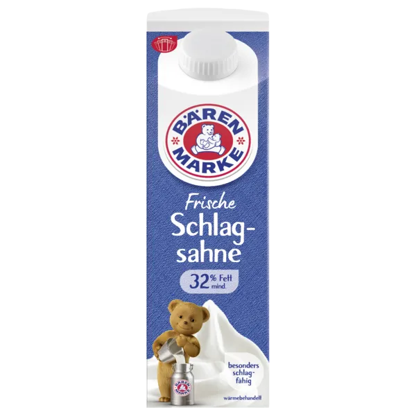 Die frische Schlagsahne
