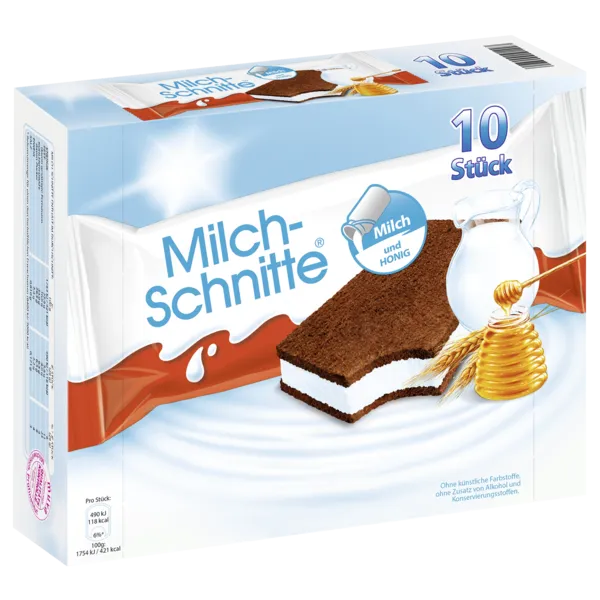 Milchschnitte 10er oder Kinder Pingui 8er