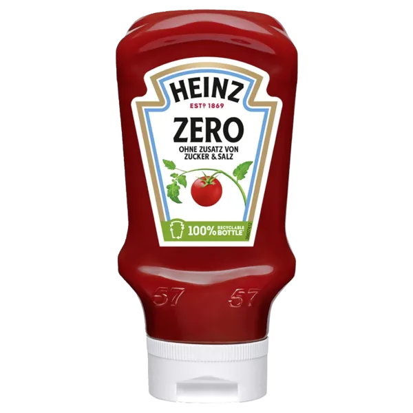 Ketchup ohne Salz-/Zuckerzusatz